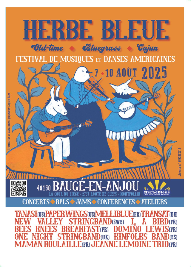 Affiche A3 Herbe Bleue 2025