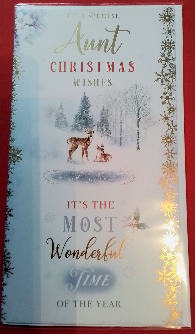 Aunt Christmas Card 