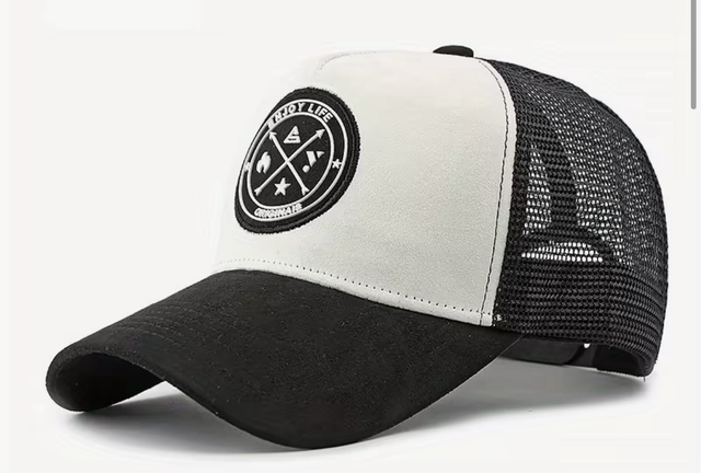 Black modern cap