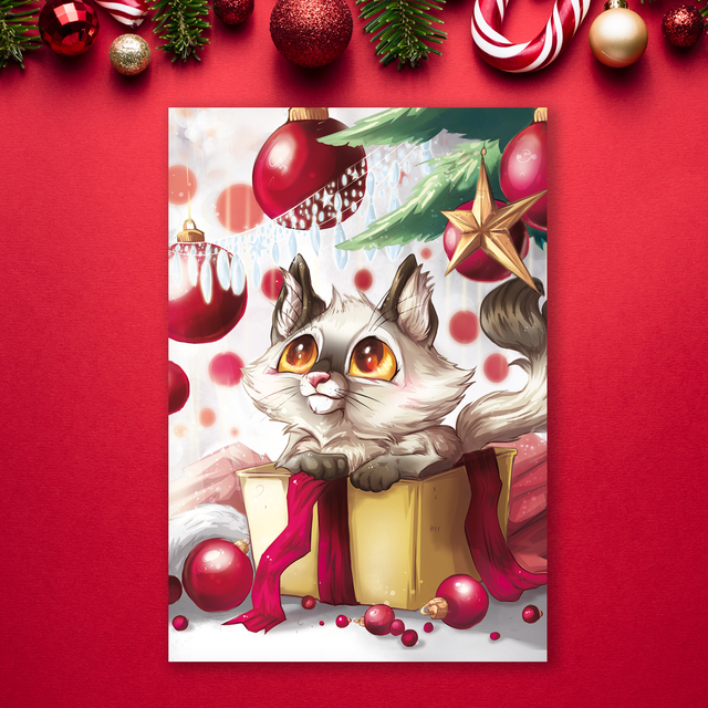 Lot de 5 cartes postales de Noël