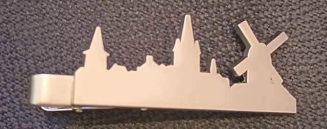 Krawattenklammer kurze Skyline 