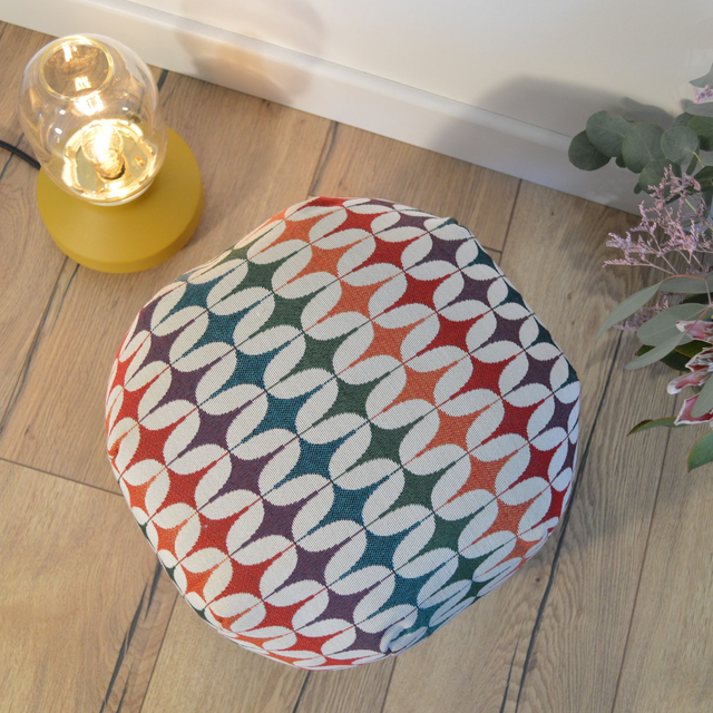 Coussin de méditation OVÉ XL Jacquard Multicolore