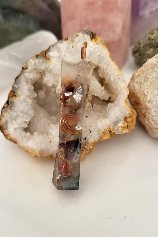 Fairy mix orgonite pendant