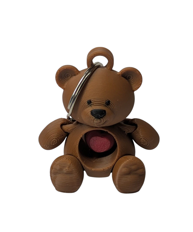 Teddy with Spinning Heart Flexi Buddy