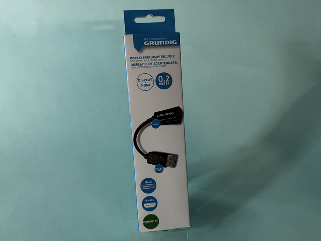 GRUNDIG Adapter DisplayPort(m) zu HDMI(f)