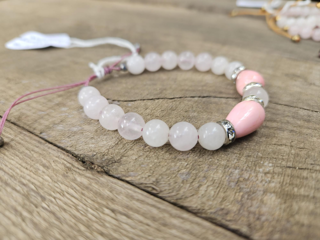 Bracelet femme quartz rose