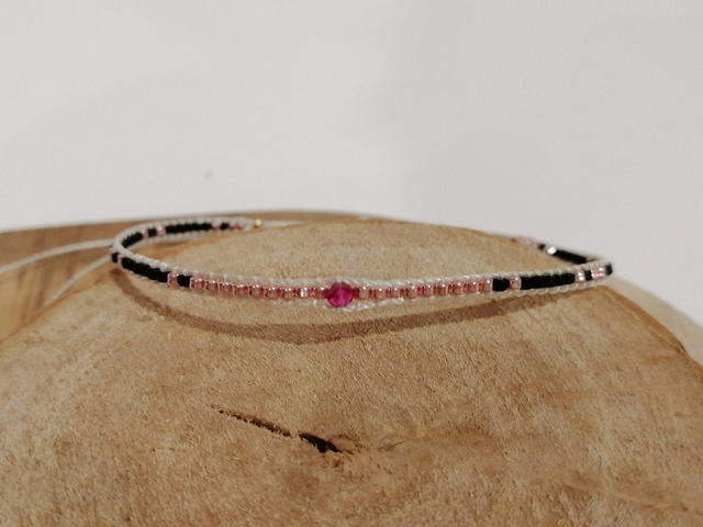 Bracelet fin en perles Miyuki Délica