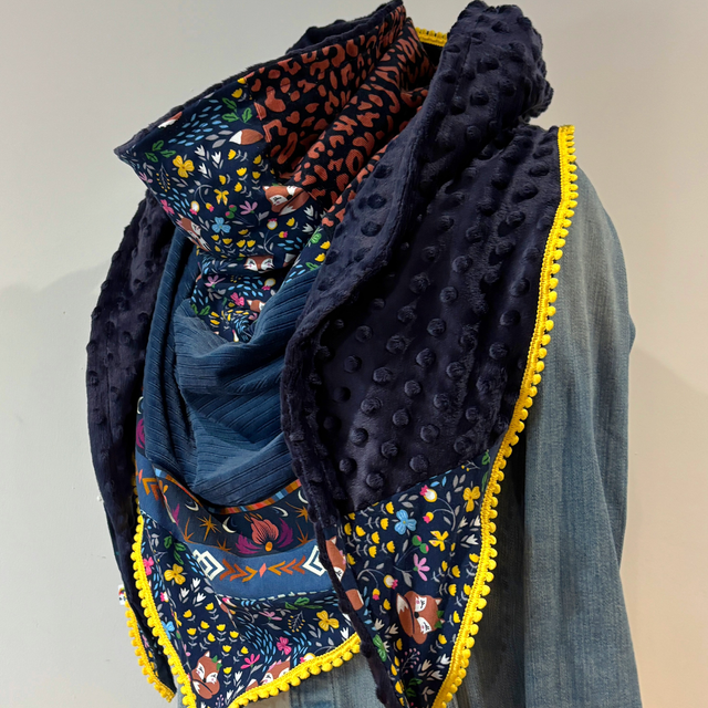 Maxi Chèche Double Patchwork 369