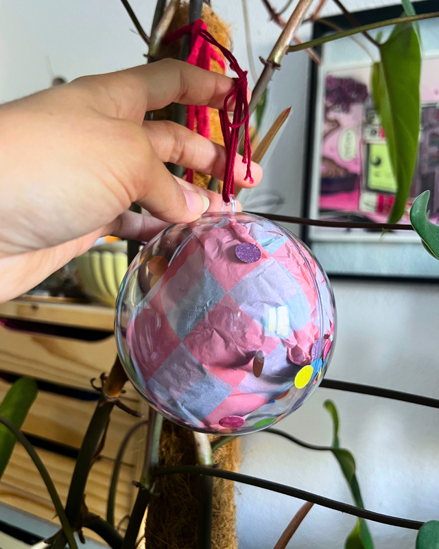 Boule de Noël surprise | Charm/ bijoux de sac en crochet au hasard du destin