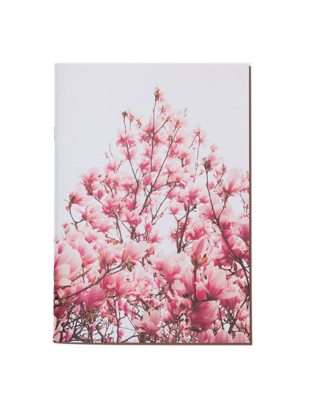 Carnet de notes A5 - &quot;Magnolia&quot; - 64 pages blanches