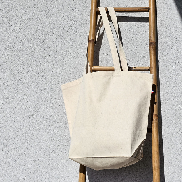 TOTE BAG CANDY ECRU 45X35 avec soufflet