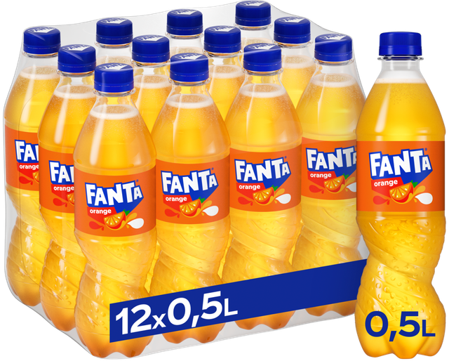 DPG Fanta Orange 0,5l PET (12 x 0,5 L) inkl. 3,00 Euro Pfand 