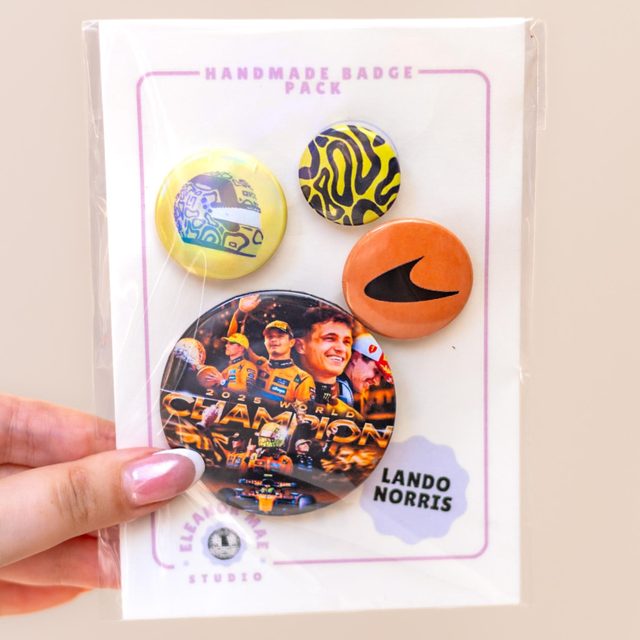 'Lando Norris' - Badge Pack