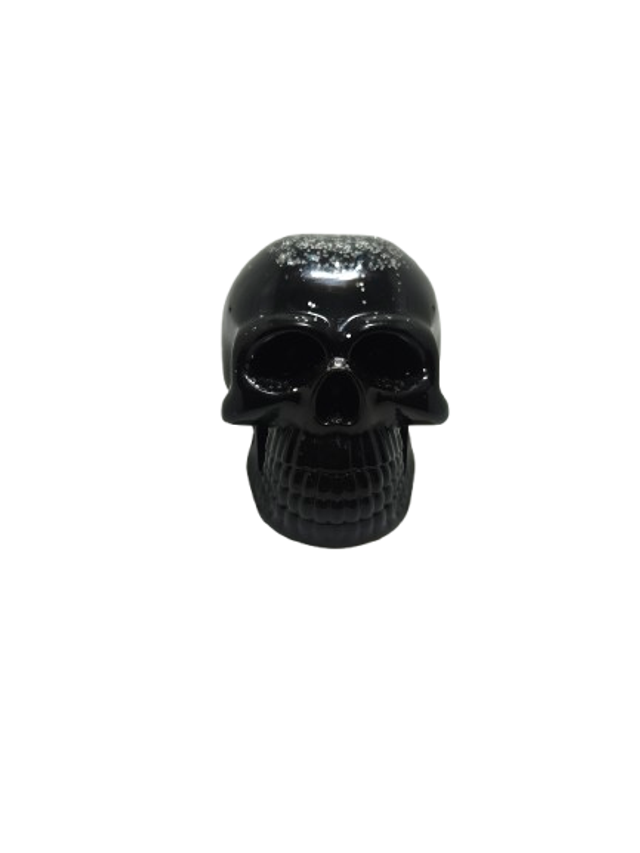 Tête de mort Noir Pailleté