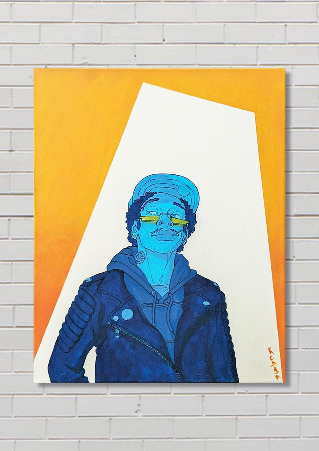 CONNECT / Châssis toile 40x50cm