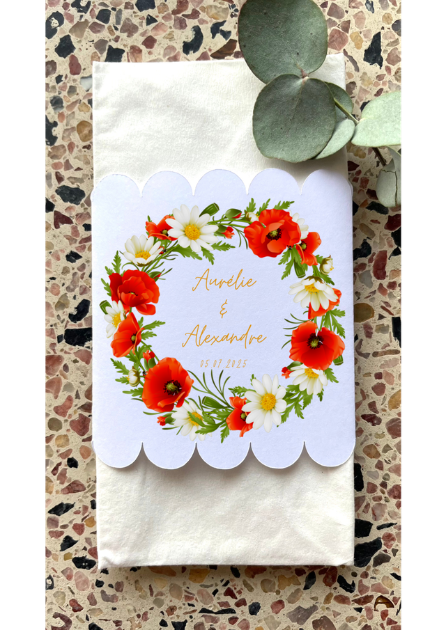 Étui à mouchoir &quot;Louise&quot; - Personnalisable