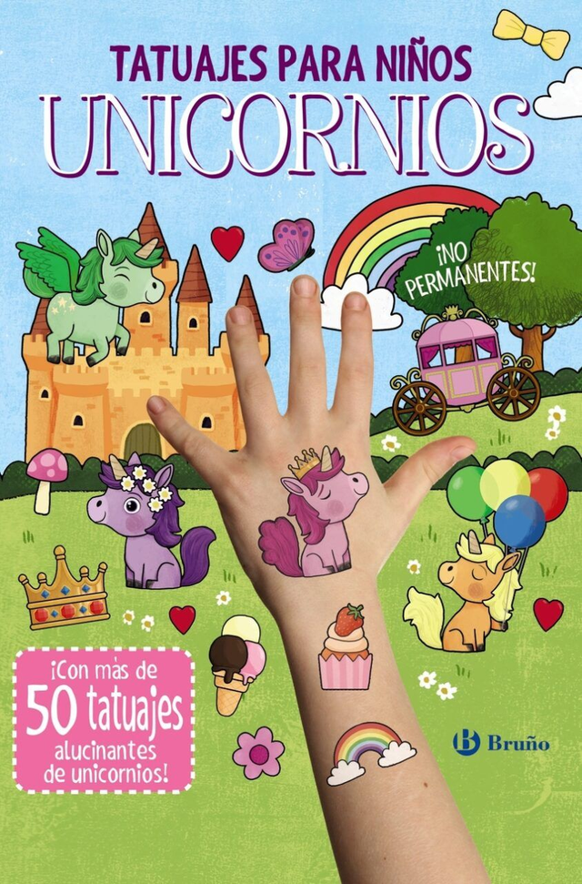 Tatuajes para niños: Unicornios - Amanda Lott
