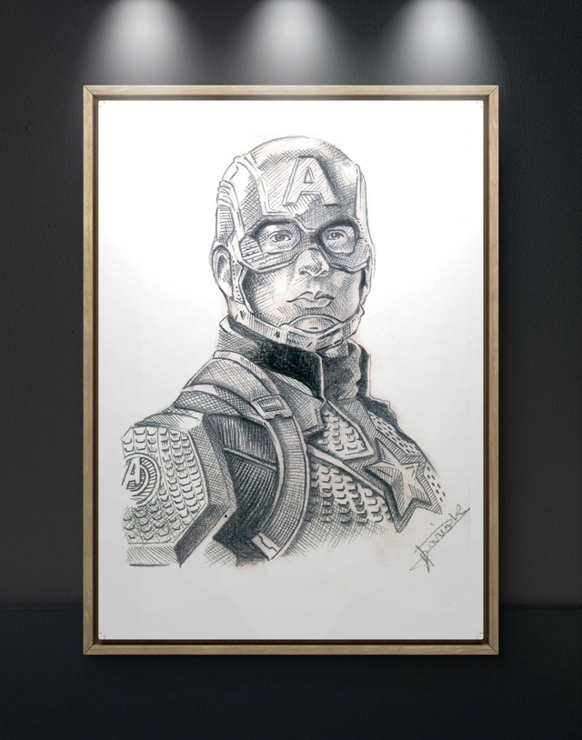 Print &quot;Captain America&quot; Avengers - Marvel
