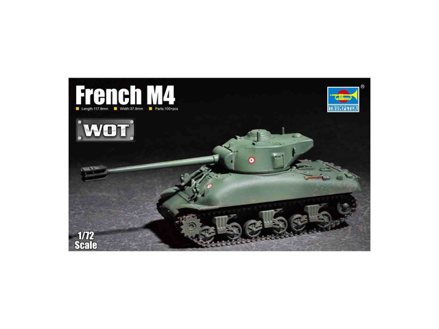 French M4 tank trumpeter 07169 1/72