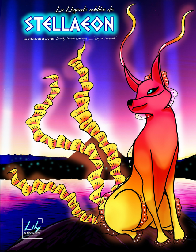 Livre dédicace simple (exemple dans les photos de description) - La Légende oubliée de Stellaéon - Les Chroniques de Ayonéri