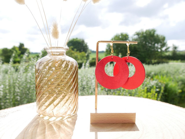 BAHIA rouge métallisé