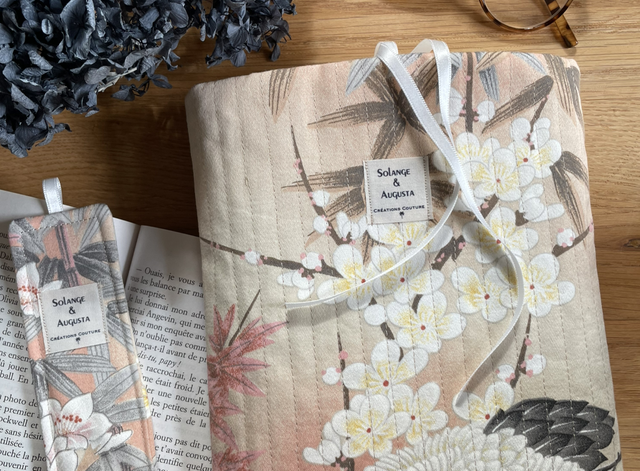 Housse de livre matelassée Kyoto