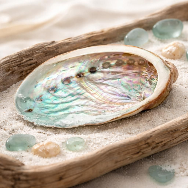 "Abalone " - Coquille d'ormeaux pour fumigation 