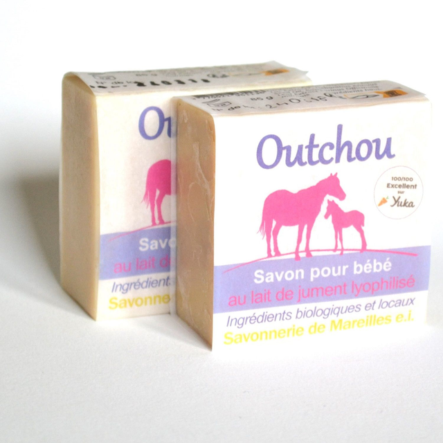 Outchou, lot de deux savons pour la toilette de bébé