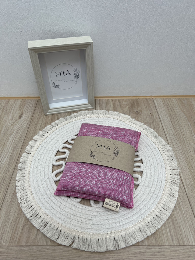 Bouillotte Standard Striée Fuchsia 