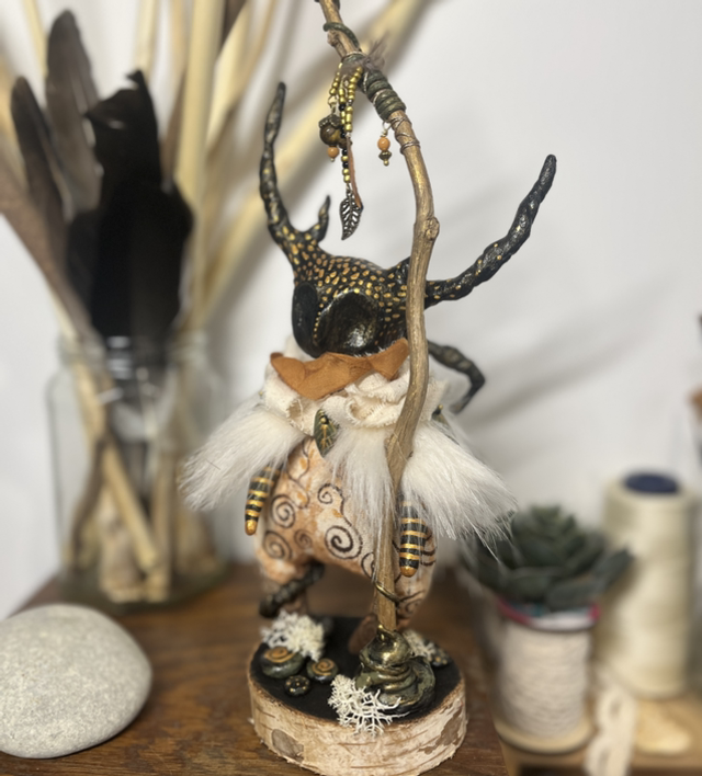 « Shamanica » Poupée d’art et d’intention