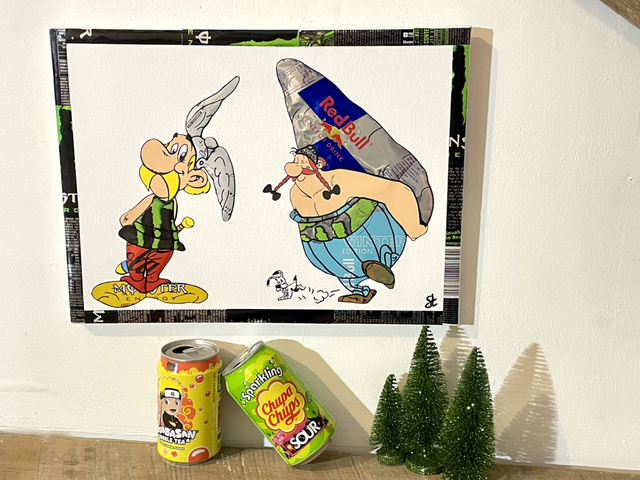 Tableau Asterix et obelix 30x40 cm