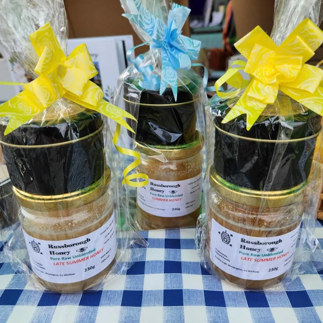 Raw Irish Honey &amp; Tin Candle Gift Set