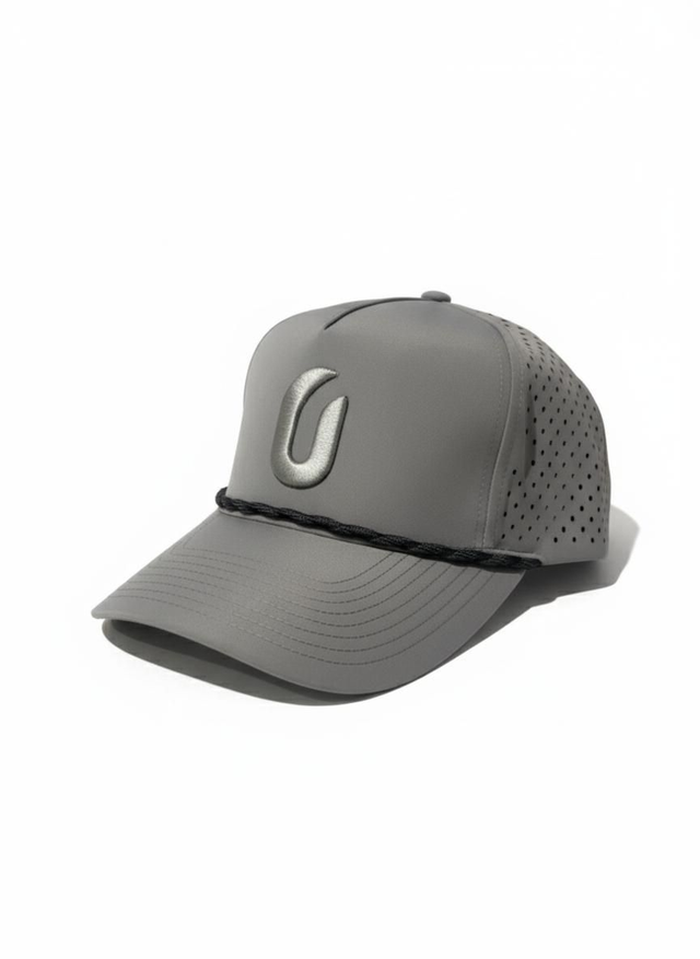 SNAP BACK CAP - GREY ROPE