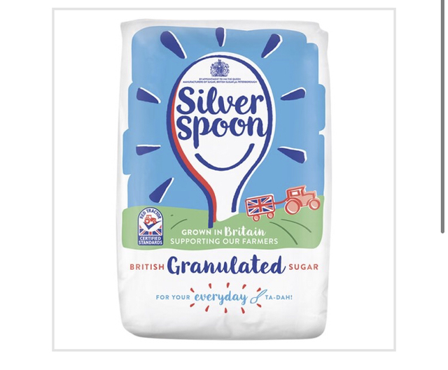 Sugar, Silver Spoon British Granulated Sugar 1kg