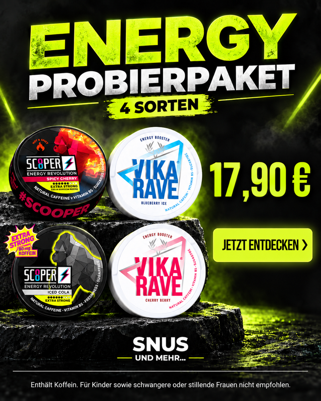 Energy Probierpaket – 4 Sorten