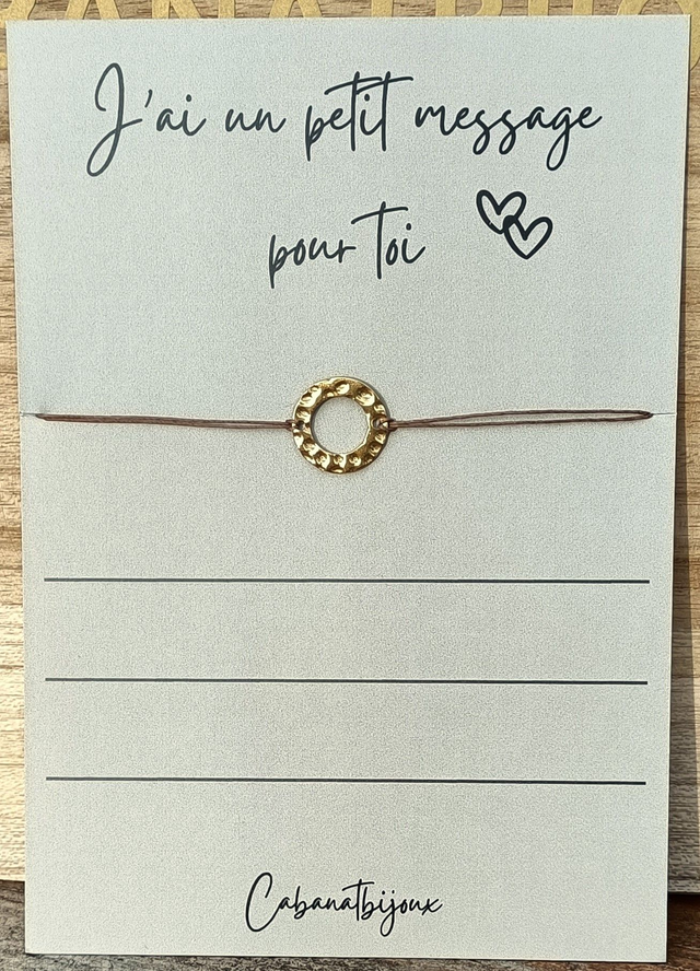 J'ai un petit message pour toi !