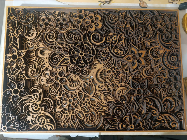 Combinaison fleural 55cm x 38cm