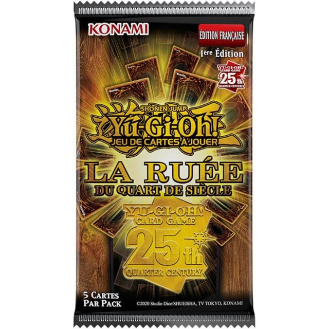 Booster yugioh la ruée du quart de siecle