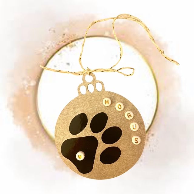 Boule Noël “ Nos Animaux” personnalisée 