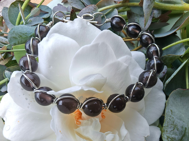 Bracelet antique quart fumé