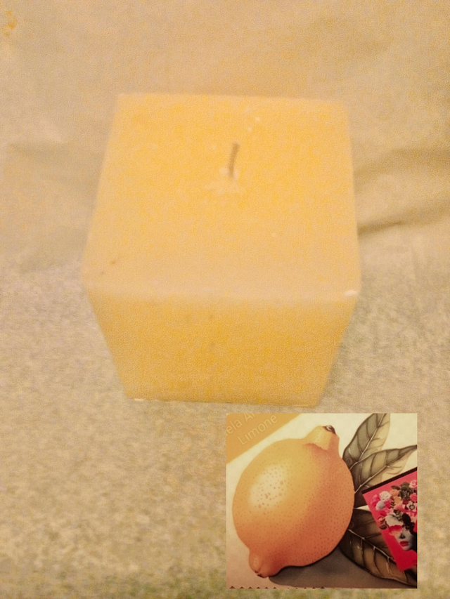 Candela Artigianale Aroma Limone
