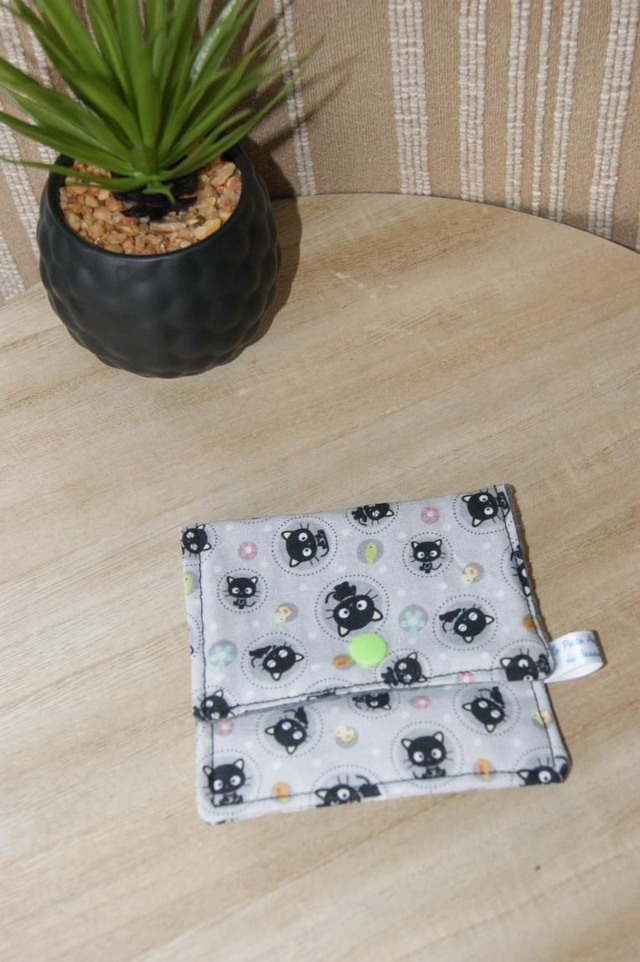 Étui à savon chat noir 