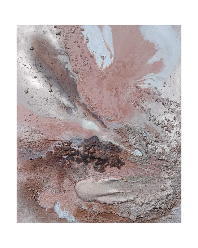 &quot;Earth, can you hear me? 2&quot; - 46 x 55 cm