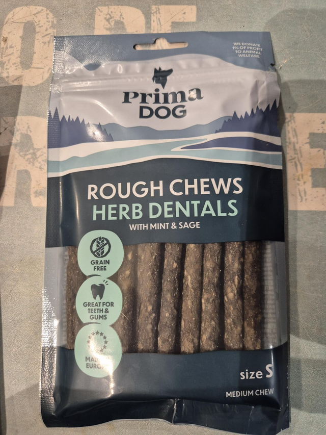 Primadog rough chews mint S