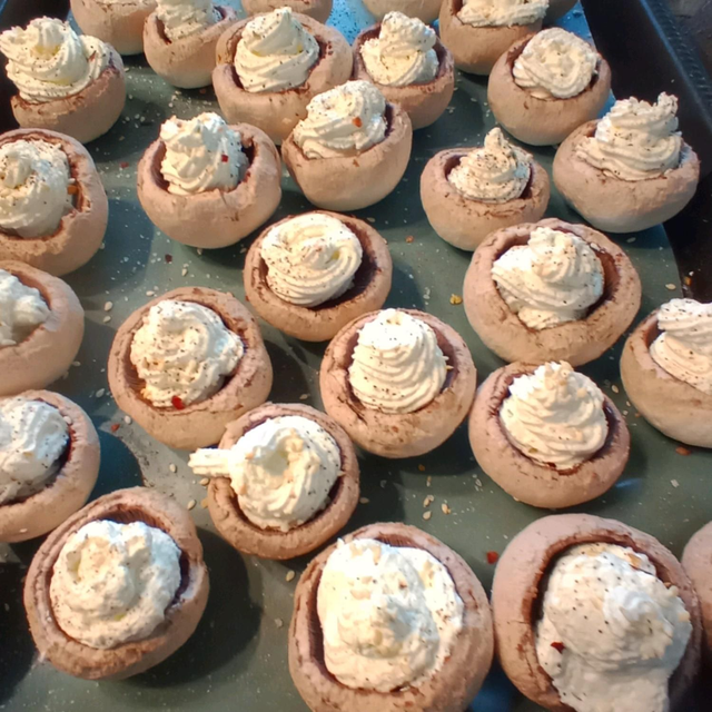 champignons farcis
