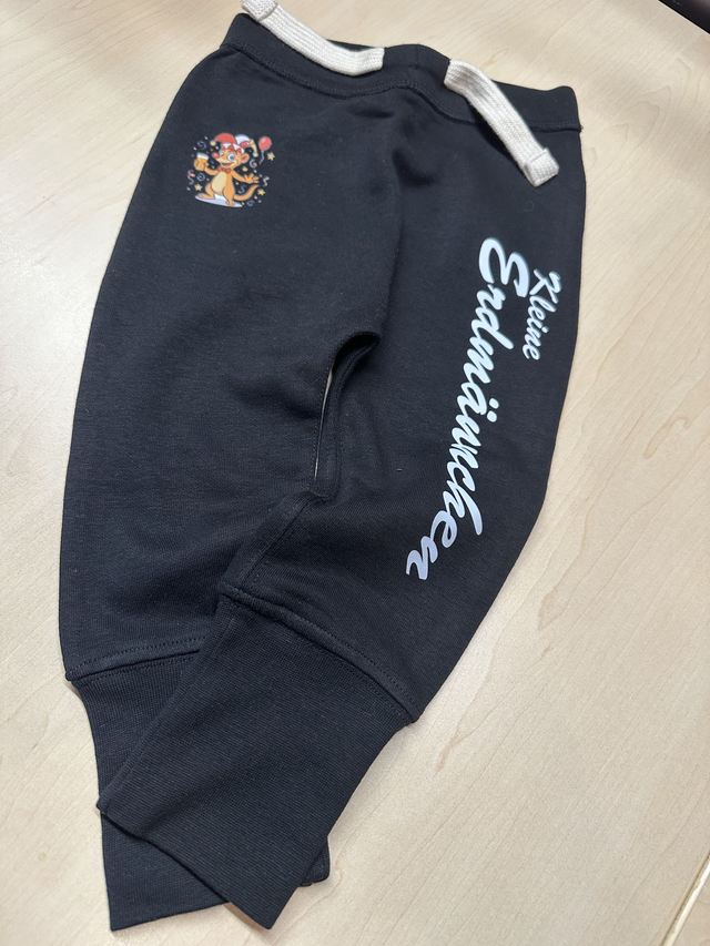 Baby Sweatpants 6-12 Mon.  Schwarz 