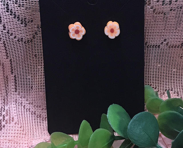 Children Orange Earrings - CCOE02