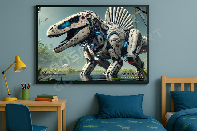 Cadre Cybernosaure Spinosaure (05)