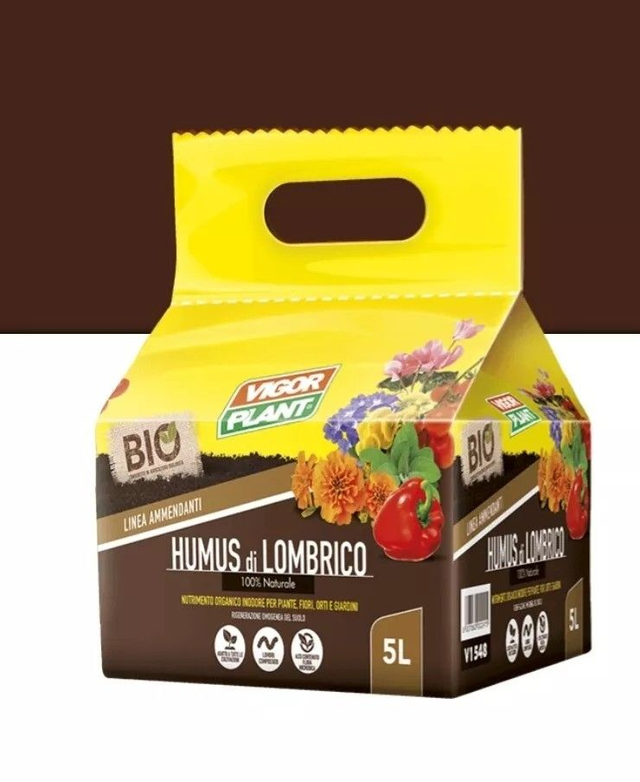 R07 . Vigorrplant. Linea ammendanti. Humus di lombrico da 5 lt