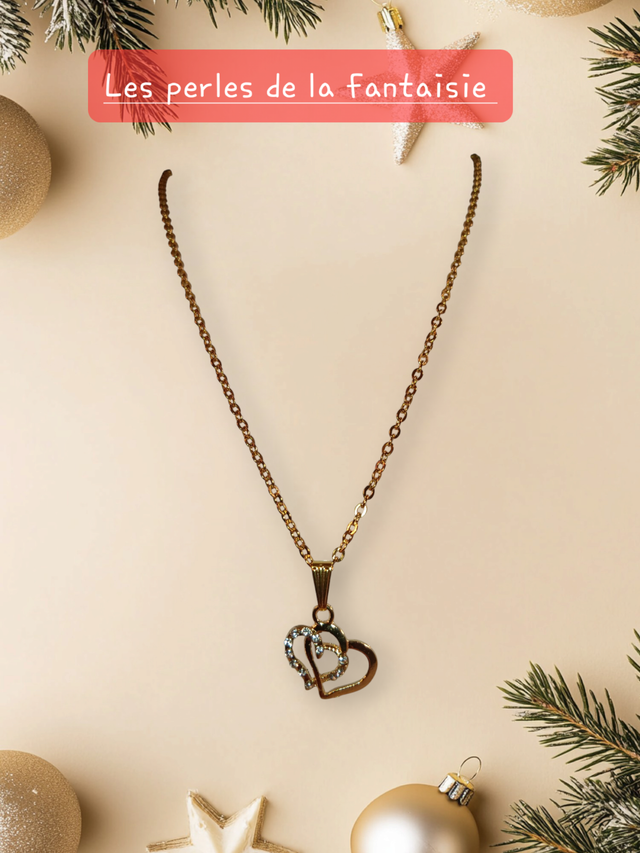 Chaîne en Acier Inoxydable avec Double Cœur